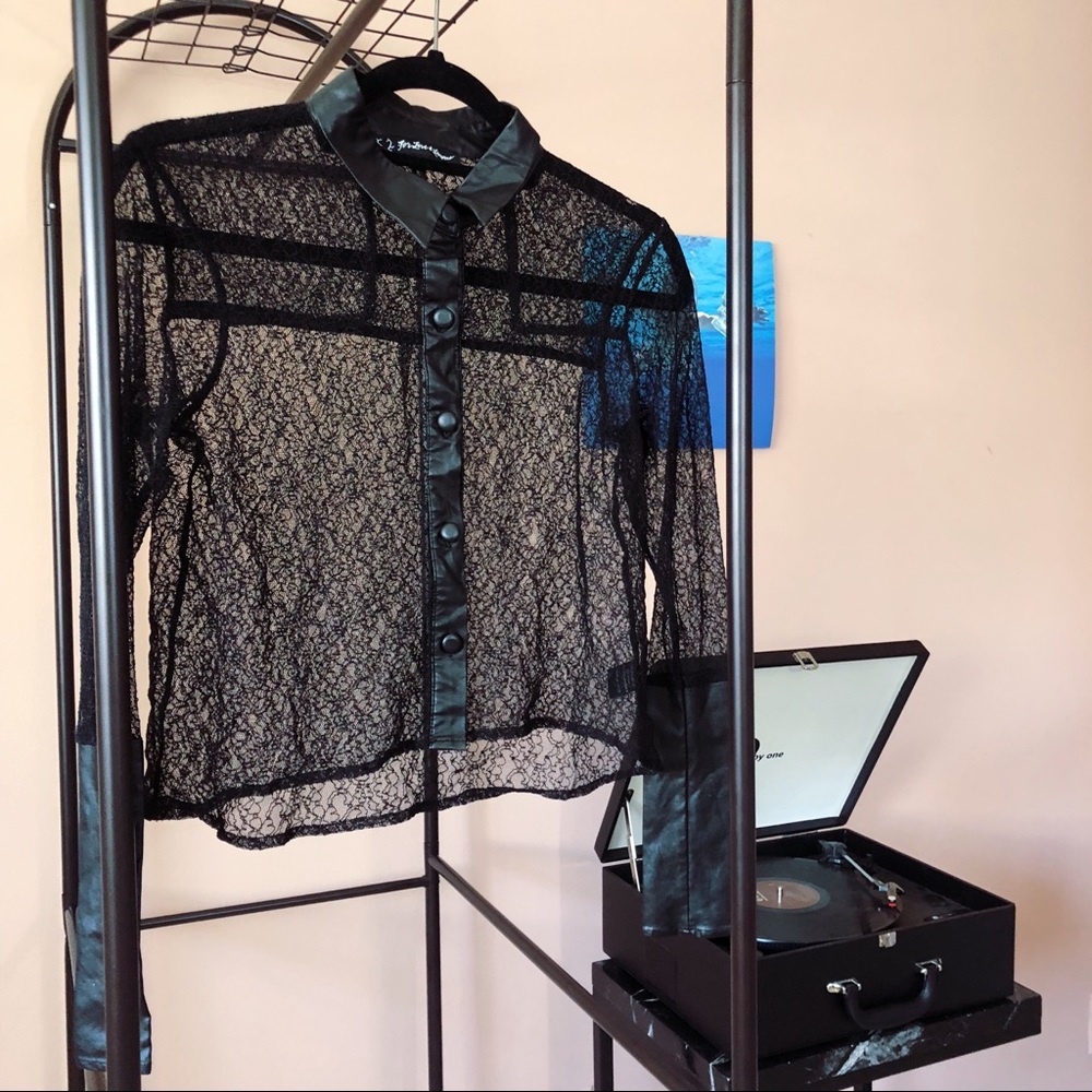 for love and lemons lace blouse